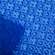 Плавающее покрывало Poolmagic (400 мкм) ширина 4 м Синее "Фигурные пузыри"