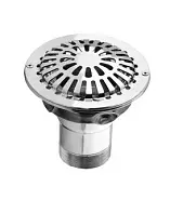 Донный слив Vodalux с решеткой 11/2", нержавеющая сталь