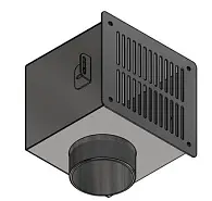 Арматура перелива Vodalux 4", нерегулируемая, нержавеющая сталь