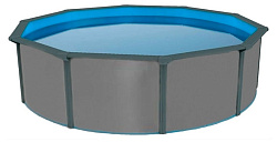 Бассейн PoolMagic Anthracite 4,6x1,3 м с лестницей 